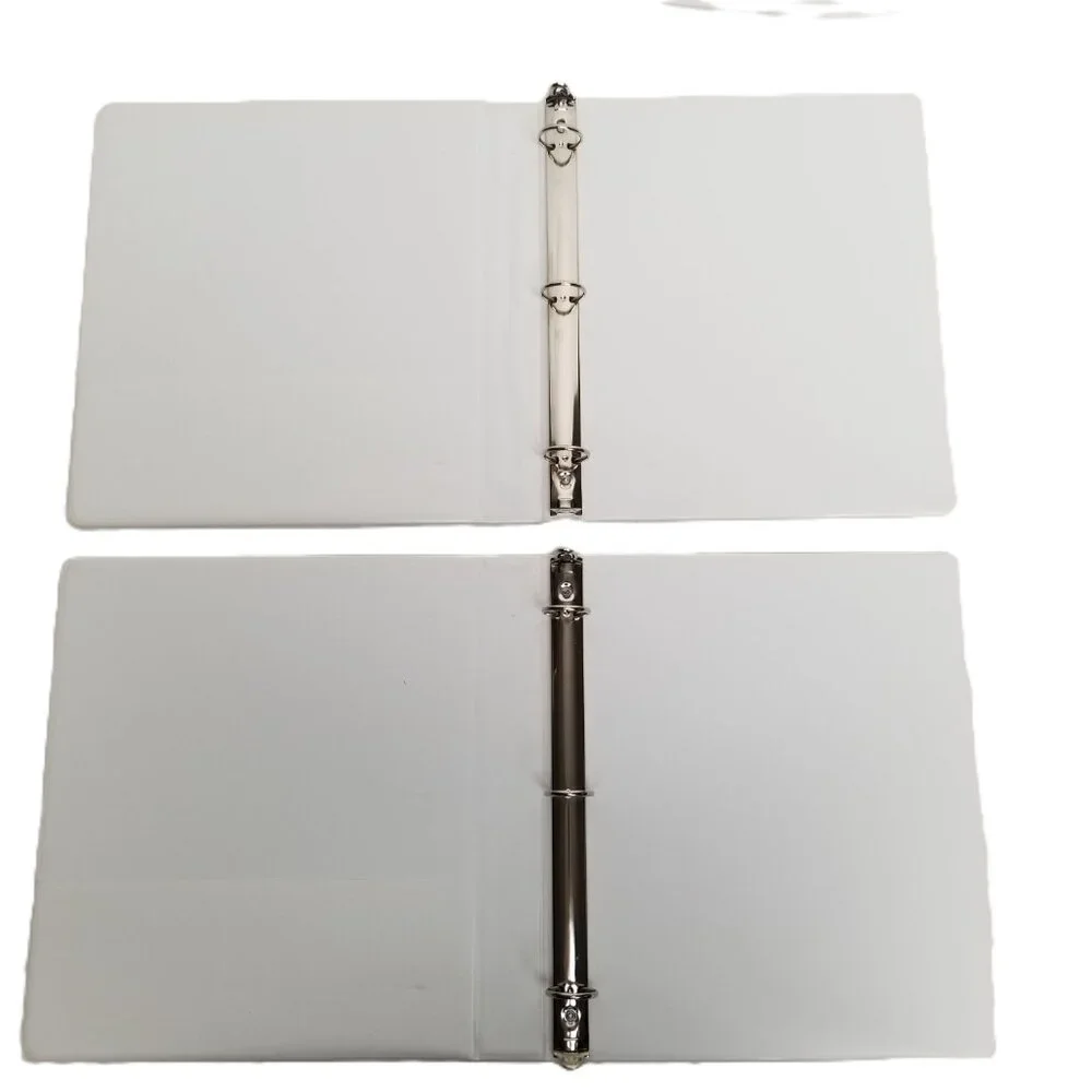 3 Ring View Binders Set of 2 White 1 Inch Office School Organization
